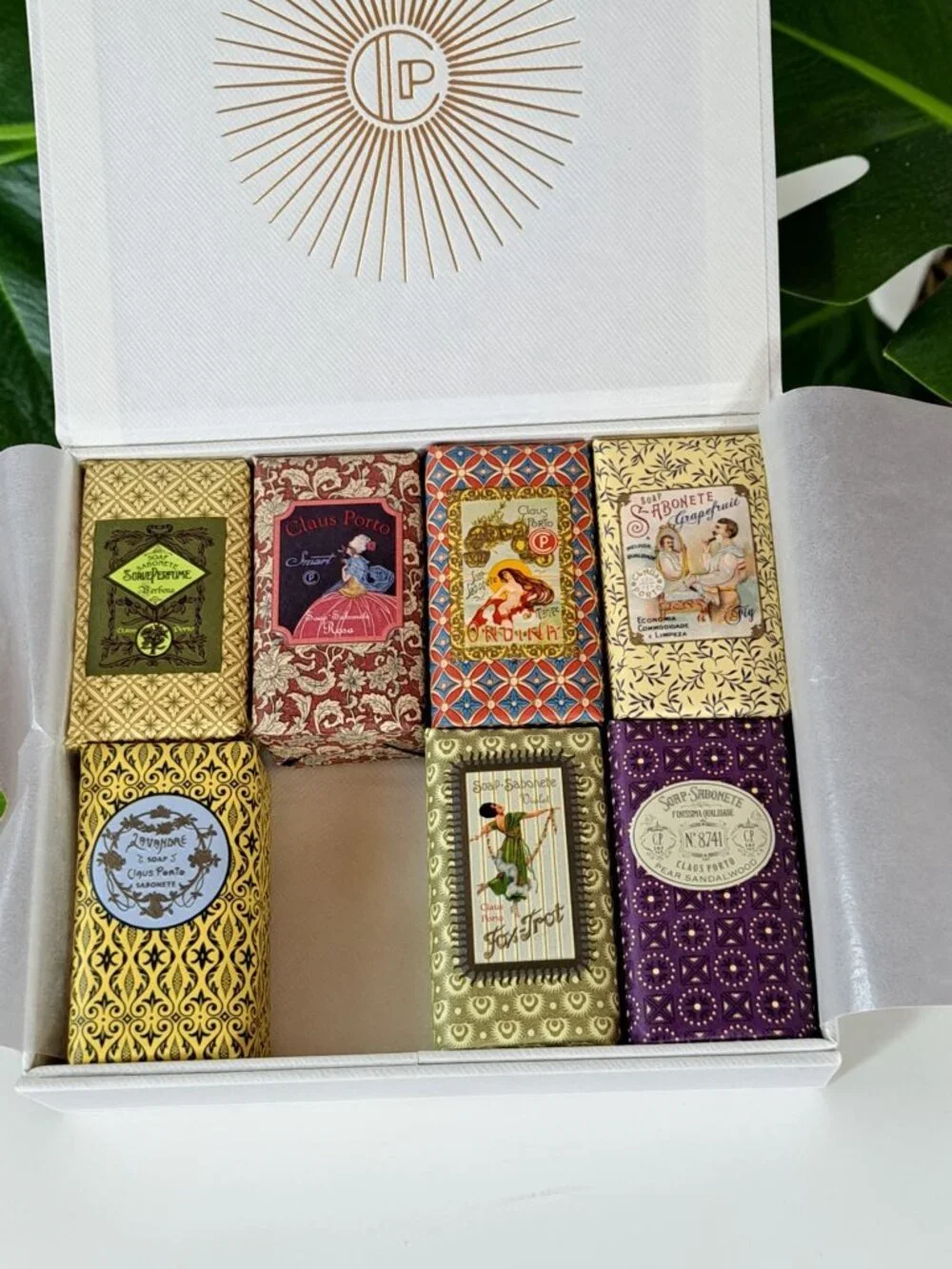 Claus Porto 7 Mini Soaps Gift Box | Rich, Smooth, Creamy - In Box- missing one